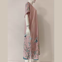 Camisones Casuales para Mujer, Talla Grande, Hechos de Poliéster/Rayón, Cuello Redondo, Manga Corta, Suaves, Marca Cheery, Disponibles
