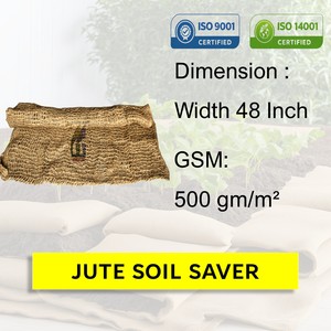 Toile en jute biodégradable de 122 cm de large, 500 g/m², pour la protection des pentes et le contrôle de l'érosion, Goodman Global Bangladesh - Product Image 2