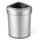 Smart 60L Stainless Steel Trash <b>Bin</b> with <b>Lid</b> Anti-Slip Bottom Corner Design - Product Image 4