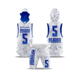 Inflow 7V7 jersey Custom Sublimated Basketball Jersey Set Hooded American football jersey All Seasons Apparel - Product Image 1