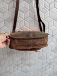 Bolso de Mano Ligero de Cuero Metálico para Mujer, Estilo Bohemio Gitano, Cuero Auténtico, Hecho a Mano, para Uso Diario, 2026 - Product Image 3