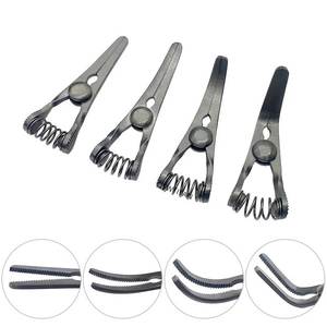 Clip hémostatique microscopique à mâchoires dentelées, pinces de type bulldog, instruments microchirurgicaux, ensemble d'outils chirurgicaux professionnels - Product Image 2