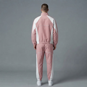 Mens Vintage Windbreaker Tracksuit Set Streetwear Two Piece Sportswear Jogger Suit Breathable Mesh Panel Track Jacket - Product Image 6