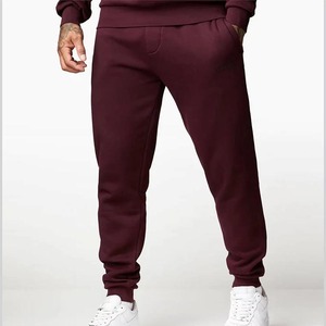 New Arrival Crew Neck Custom Jogging Sweat Suit Men's Cotton Fleece Breathable Plus Size High Street Style Tracksuit Sets - Product Image 3