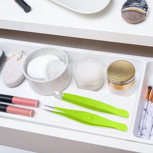 แหนบสแตนเลสสีเขียวปลายเฉียง ขนาด 4 นิ้ว สำหรับถอนขนหน้าผากและขนคิ้ว - Product Image 4