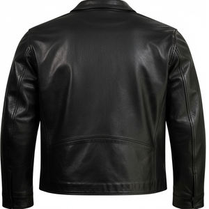 Veste en cuir légère pour homme, décontractée, pour l'extérieur, personnalisable, de qualité supérieure - Product Image 2