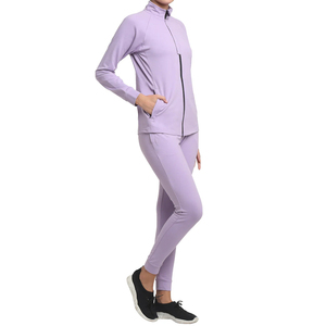 Ensemble de survêtement assorti pour femmes, haut et bas, jogging, sport de plein air, vêtements de maison, logo personnalisé, vente en gros, OEM - Product Image 2