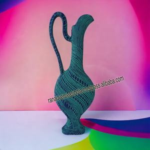 Estatua de Surahi de Aluminio Metálico para Colgar en la Pared, Escultura de Surahi Moderna y Sencilla, Decoración de Pared a un Precio Asequible de un Mayorista - Product Image 6