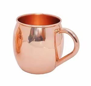 Taza de Cobre de Lujo para Servir Moscow Mule, Acabado Liso, para Bar, Cocina, Restaurante - Product Image 2