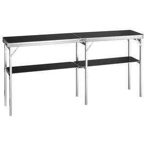 Tavolo da Bar Portatile Extra Lungo per Interni ed Esterni, Podio per Fiere, Feste, Picnic ed Esposizioni, Include Custodia per il Trasporto - Product Image 5