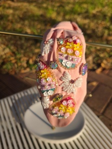 Diadema de Lujo Negra con Cabeza de Conejo Bordada, Diseño Animal Hecho a Mano, con Cuentas, Cómoda y Suave, para el Día de Pascua y Festividades - Product Image 2