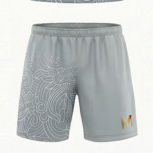 Tenue de football unisexe personnalisée, ensemble maillot et short respirant imprimé, séchage rapide, protection UV, vêtements de sport d'entraînement - Product Image 4