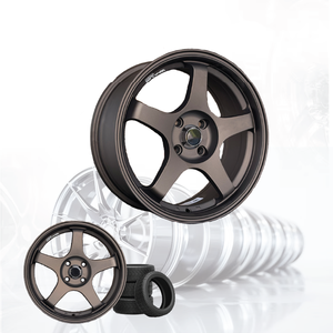 3R Aluminium Alloy Passenger Car <b>Wheel</b> SMOKY BRONZE JDM 15 Inch 4 Hole 100 04115-V19 - Product Image 3