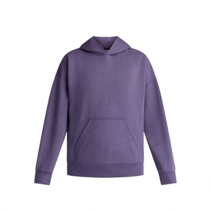 Sudadera con Capucha de Forro Polar de Color Sólido para Mujer, Talla Grande, Corte Regular, Ropa Casual de Invierno con Bolsillo Delantero de BD - Product Image 3
