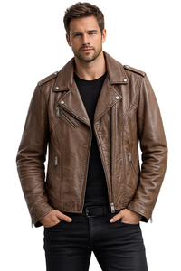 Veste en cuir de vachette de haute qualité, design personnalisé, style moderne et finition soignée pour hommes et femmes. - Product Image 6