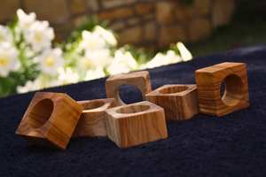 Anneaux de serviette modernes en résine écologique, décoration de table en osier, artisanat MS, taille personnalisée pour une expérience culinaire élégante et raffinée - Product Image 2