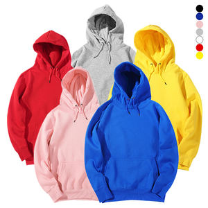 Custom Unisex Hoodie Blank <b>Pullover</b> Fleece Drawstring Hood Kangaroo Pocket Solid Color Sweatshirt Casual Streetwear Apparel - Product Image 1