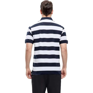 Camiseta Polo a Rayas Personalizada para Hombre OEM |   Piqué de Algodón Premium |   Marca de Marca Privada |   Tallas de EE. UU. y la UE |   Fabricante Pakistaní - Product Image 2