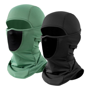 Balaclava unisexe respirante et légère, masque facial à capuche, couleur unie, style sportif pour adultes, utilisation hivernale - Product Image 3
