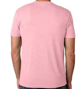 T-shirt à col rond de style sportif pour hommes avec logo personnalisé T-shirt de fitness ajusté respirant T-shirts en coton à col rond de couleur marron - Product Image 5