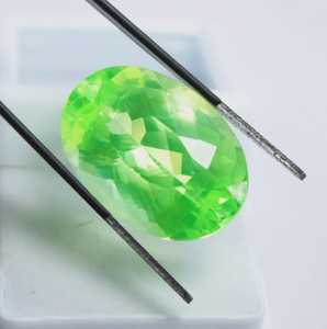 Piedra Preciosa de Peridoto Verde, Piedra Preciosa Suelta, Cristal Natural Certificado, Corte Ovalado, para Joyería, Piedra de Nacimiento - Product Image 2