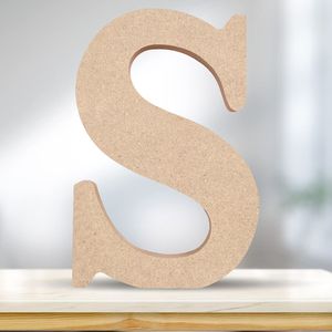 Letra B Decorativa de Pared Hecha a Mano en MDF, Decoración para el Hogar con Forma Personalizada, Letrero de Madera, Artesanía en Madera - Product Image 6
