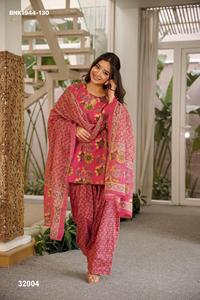 Best Quality Cambric Cotton with Digital Print Short <b>Kurti</b>-Farshi Salwar-Dupatta Collection Online Shopping India <b>Woman</b> Fashion - Product Image 4