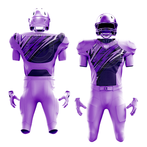 Uniforme de Fútbol Americano de Poliéster Diseñado con Tela Transpirable y Duradera que Ofrece un Ajuste Cómodo para el Entrenamiento en Equipo - Product Image 3