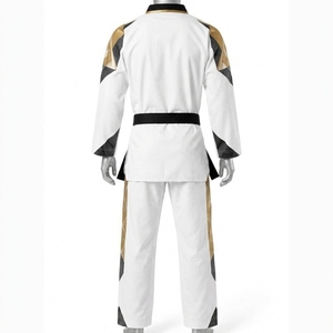 Uniforme de Taekwondo Ligero para Entrenamiento de Taekwondo y Jiu Jitsu, Traje de Artes Marciales Blanco Tradicional para Entrenamiento de Karate - Product Image 2