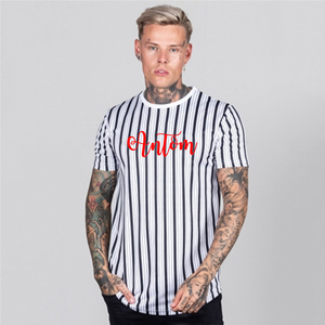 Camisetas de hombre hechas de algodón y poliéster, camisetas de hombre de corte ajustado, camisetas de hombre de manga corta para venta en línea. - Product Image 2