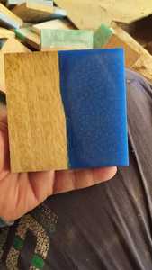 Luxury Handmade Acacia Wood & Epoxy Resin <b>Coaster</b> Set Premium Artisan <b>Drink</b> <b>Coasters</b> for Coffee, Tea, Wine, Whiskey - Product Image 6