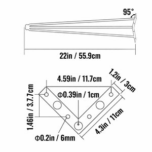 Stainless Steel Square <b>Table</b> <b>Legs</b> Heavy Duty Easy Installation for Home Office Dining Kitchen Furniture Midcentury Design - Product Image 1