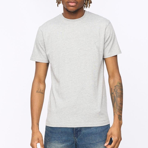 Men's Regular Fit O-Neck Short Sleeve Solid Color Cotton Jersey <b>T</b>-<b>Shirt</b> Casual Style - Product Image 2