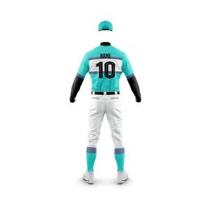 Ensemble d'uniformes de baseball en gros avec impression par sublimation personnalisée et logo brodé pour vêtements d'équipe, fabricant OEM - Product Image 3