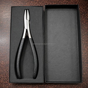 OEM Hair Extension Pliers 7 Inch Professional Extension Application <b>Tool</b> with Black Presentation <b>Box</b> Manufacturer - Product Image 5