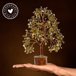 Arbre de Vie en Cristal de Labradorite en Gros avec Fil Doré, Pierres de Guérison, Décoration d'Intérieur - Product Image 2