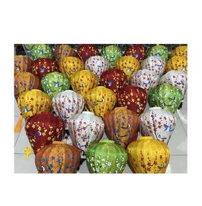 Lanterne en soie de bambou avec motif floral pour le mariage de garden-party et la célébration à la maison - Product Image 2