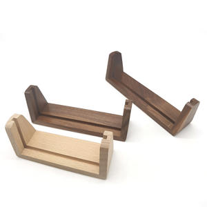 Supports de numéros en bois naturel, porte-cartes en bois dur naturel pour étiquettes de prix, cartes de nom, menus, tableaux - Product Image 1