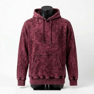 Sweat-shirt à capuche vintage élégant pour homme, en polaire premium, chaud et décontracté, style streetwear, pour la vente en gros - Product Image 1