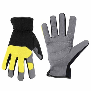 ถุงมือช่างอมาราหนังสังเคราะห์คุณภาพสูง ป้องกันความปลอดภัยในงานอุตสาหกรรม ป้องกันการลื่น ทนความร้อน - Product Image 1