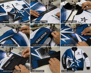 Custom Streetwear Bomber <b>Jacket</b> | Full Sublimation Polyester <b>Zip</b> <b>Up</b> <b>Jacket</b> | Private Label Factory Waterproof <b>Jacket</b> - Product Image 5