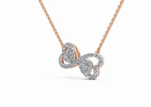 0.940 Carat Lab Grown <b>Emerald</b> Cut Halo <b>Pendant</b> 17 Piece Diamond Necklace 9K 14K 18K Rose Gold Women's Luxury Gift Jewelry - Product Image 4