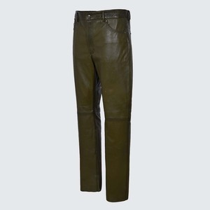 Mujer Darkness high-rise acampanado pantalones de cuero - Product Image 6
