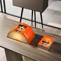 2025 nouveauté Nezha élément pliant papier lampe de poche Led Rechargeable bas prix articles lumière entreprise cadeaux promotionnels
