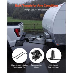 Kit d'attelage de distribution de poids pour remorquage, capacité max. 14000 lb, avec contrôle de la stabilisation, inclut les supports d'attelage - Product Image 6