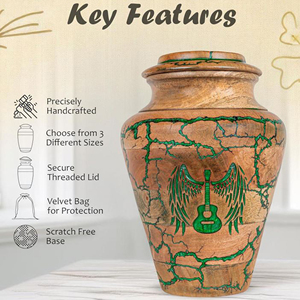 Personalized Wooden Urn for Loved Ones Handmade Wooden Ashes Urn with Secure Closure by AYAANS - Product Image 3
