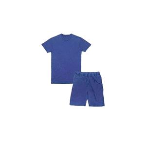 Vente en gros Ensemble survêtement d'été unisexe à manches courtes personnalisé T-shirt et short 100% coton pour hommes et femmes - Product Image 1