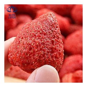 STOCK DISPONIBLE Fraises lyophilisées croustillantes 2026 pour garniture de yaourt et décoration de desserts - Product Image 1