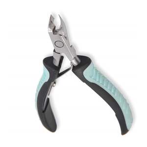 Cortacutículas Profesional Azul Turquesa de Acero Inoxidable, Cortador de Uñas de Alta Precisión, Herramienta de Manicura para Piel Muerta - Product Image 3