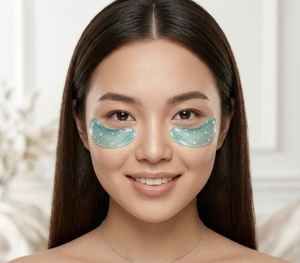 Patchs oculaires en silicone avec motifs étoiles et cœurs, anti-poches, masque facial réutilisable pour usage domestique - Product Image 5
